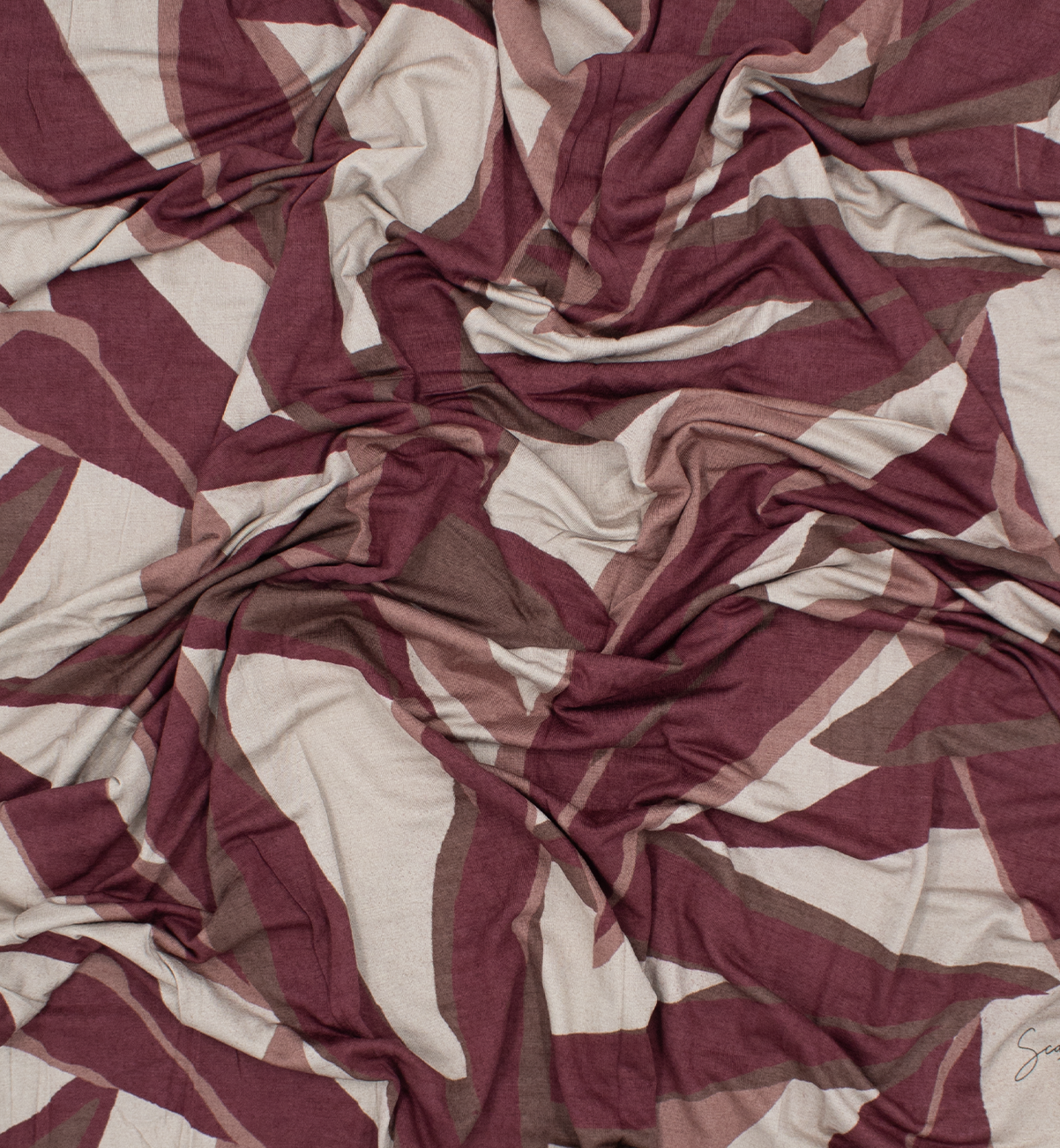 Châle EMALY® "Alba"- Burgundy