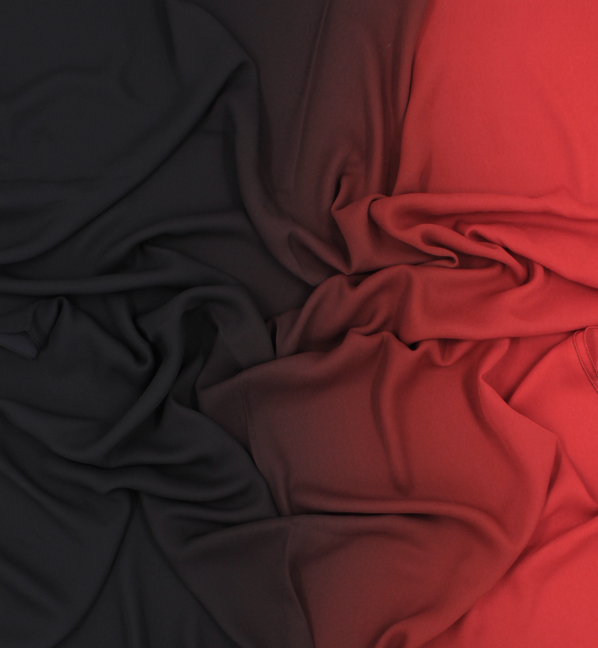 CHALE YAOMY® DÉGRADÉ - Noir to rouge