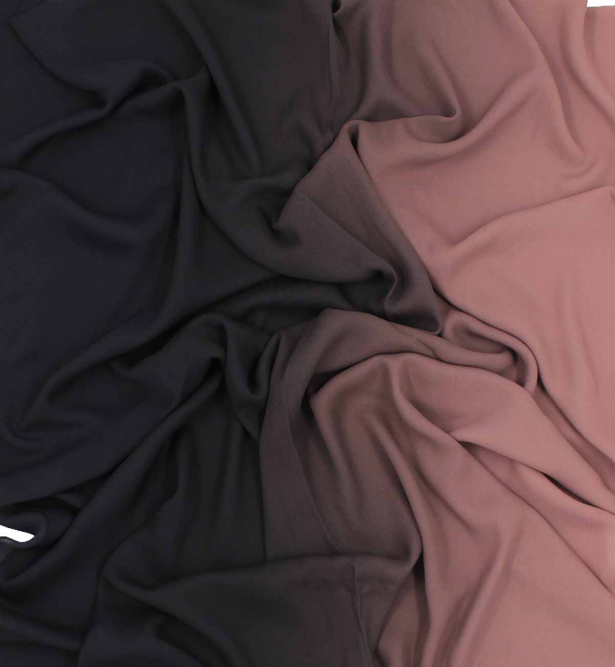 CHALE YAOMY® DÉGRADÉ - Noir to rose antique