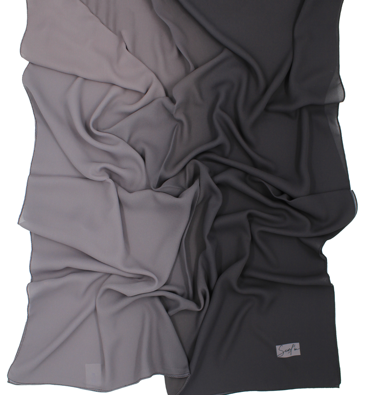 CHALE YAOMY® DÉGRADÉ - Gris mauve to anthracite