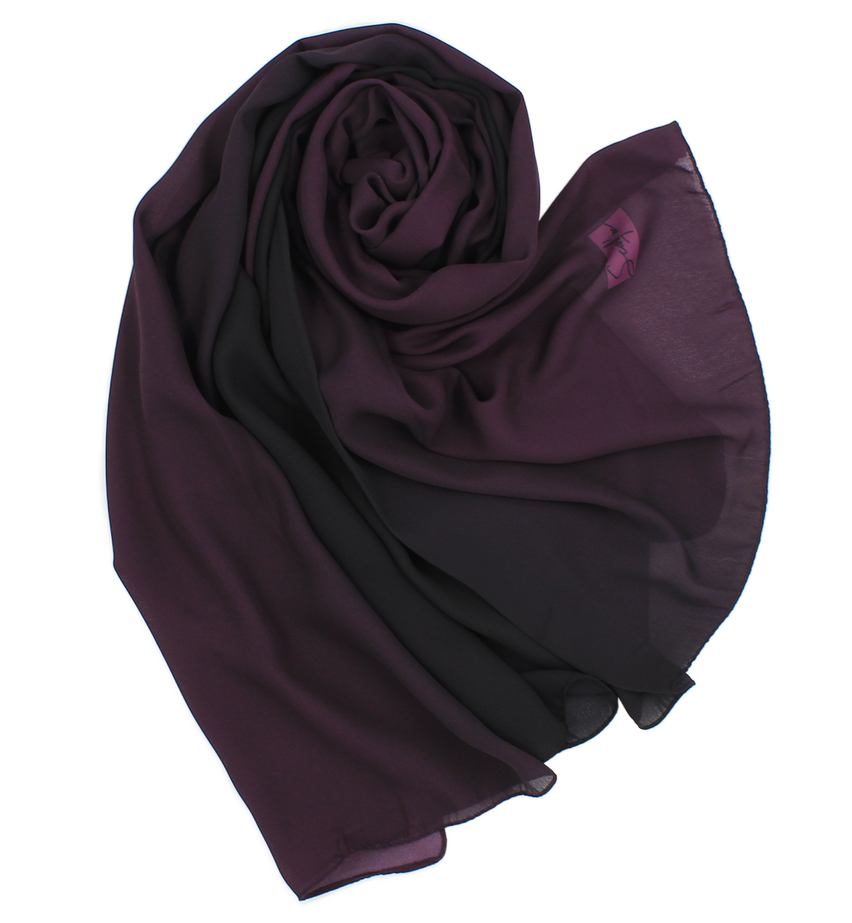 CHALE YAOMY® DÉGRADÉ - Violet to noir