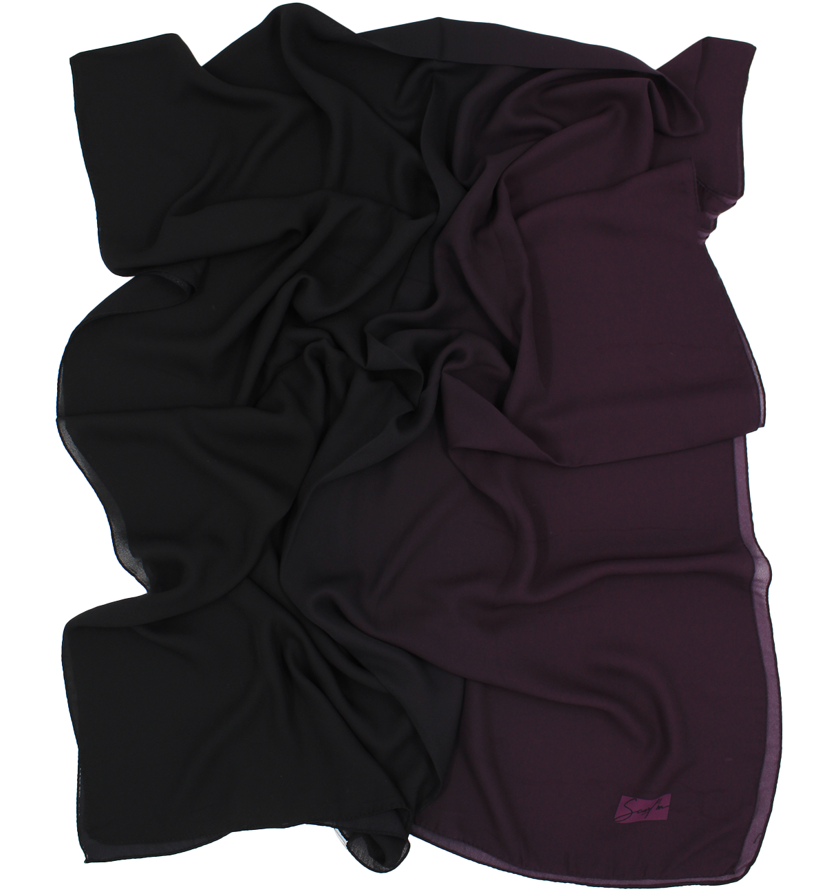 CHALE YAOMY® DÉGRADÉ - Violet to noir