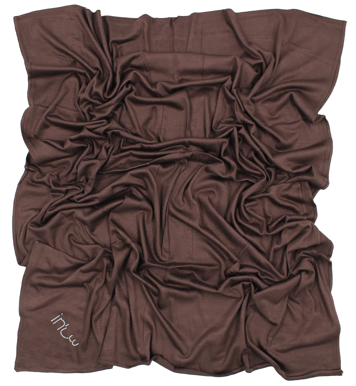 CHÂLE EMALY® "SIMPLE" - Chocolat