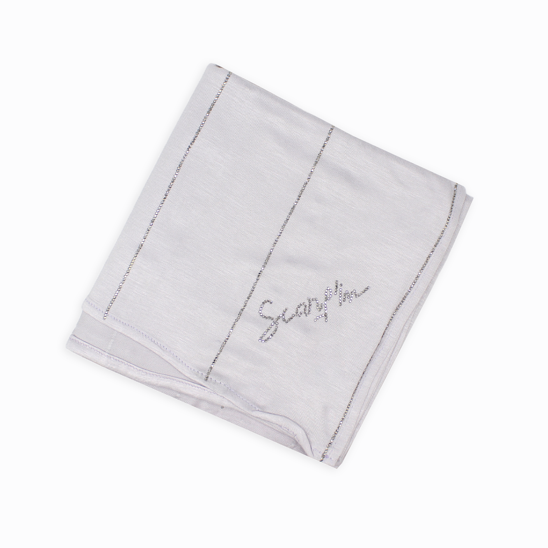 CHALE EMALY "STRASS LINES" - Chromé