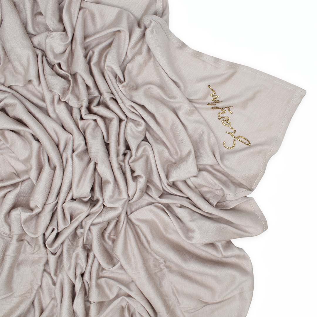 CHÂLE EMALY® "SIMPLE" - Beige rosé