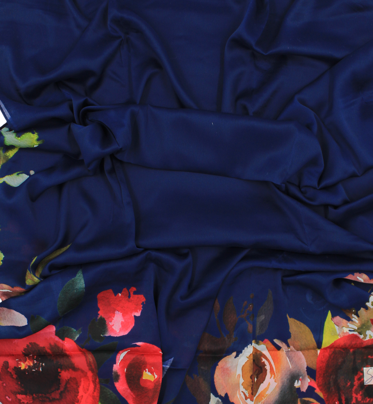 Satin spécial "EDGA" - Bleu
