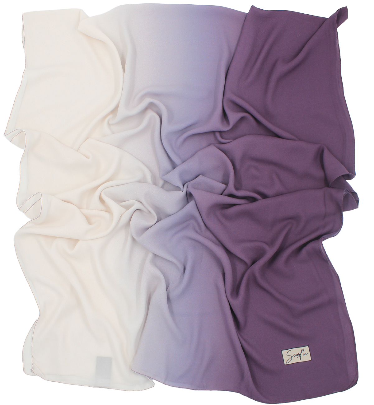 CHALE YAOMY® DÉGRADÉ - G18 Mauve to écru