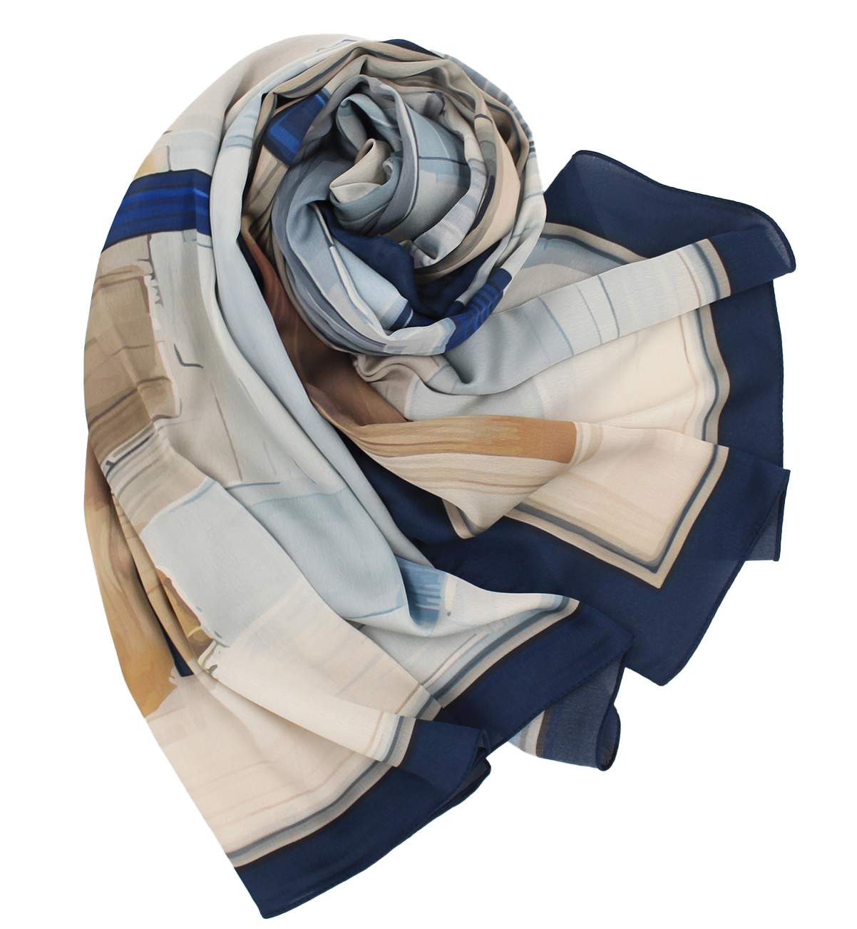 CHÂLE CHIQUI® "Halmy" - Bleu