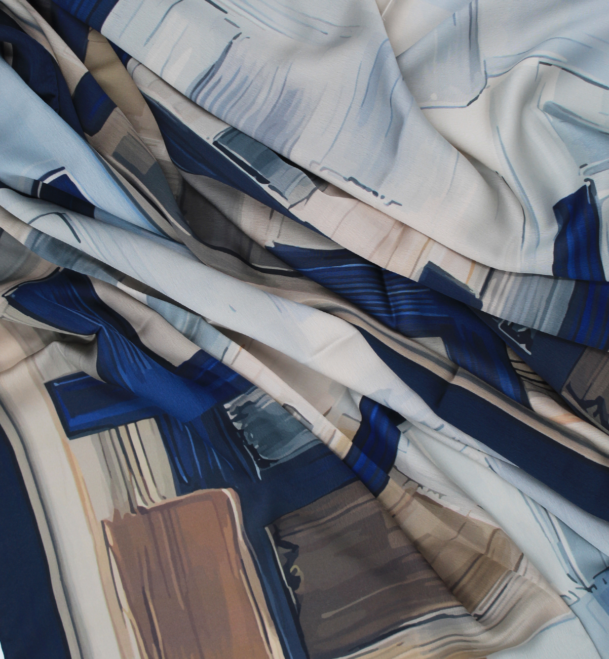 CHÂLE CHIQUI® "Halmy" - Bleu