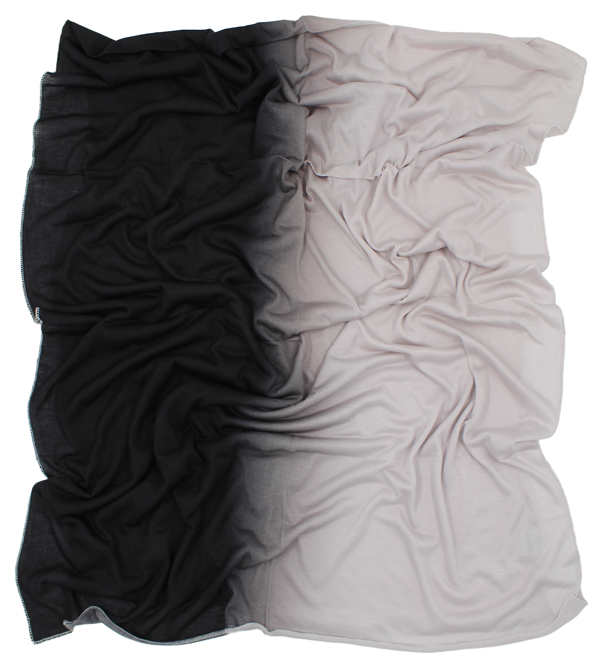 CHÂLE EMALY® dégradé - Noir to gris clair