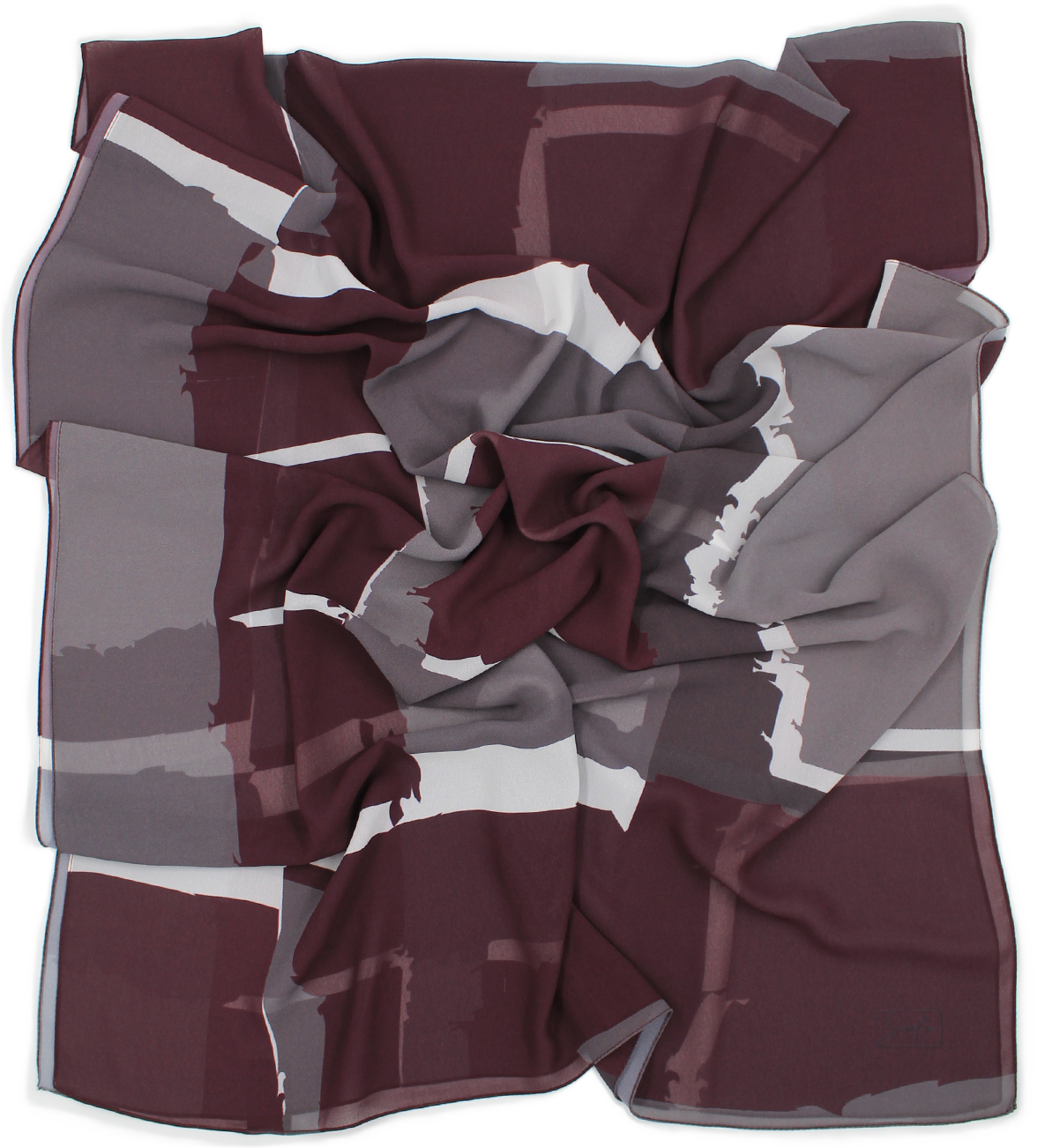 Châle RIQA® "LISATI" - Burgundy