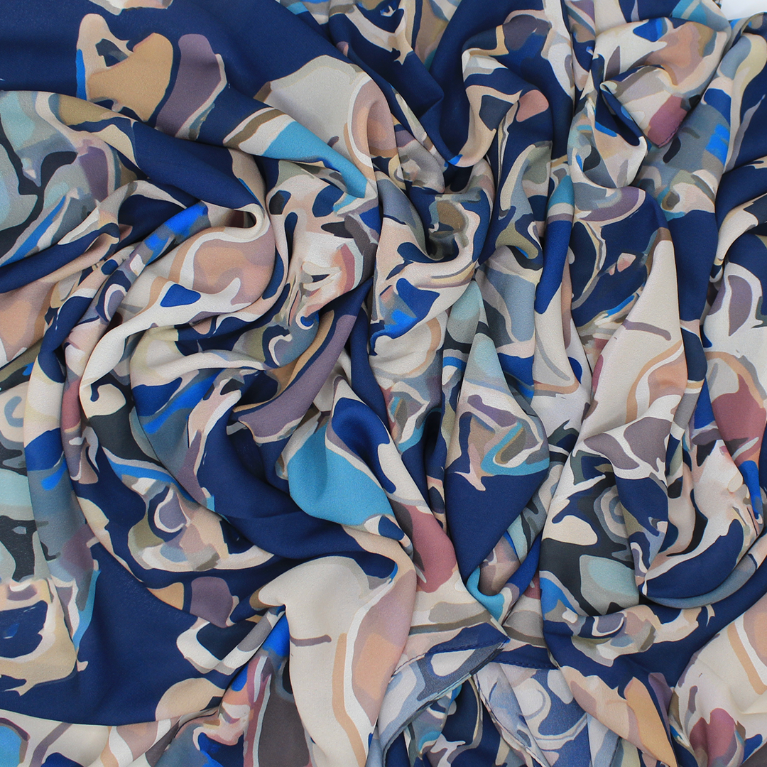 CHÂLE YAOMY® "LIYANA" - Bleu