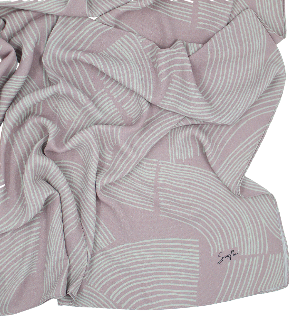 CHALE YAOMY® "Maty" - Beige et rose