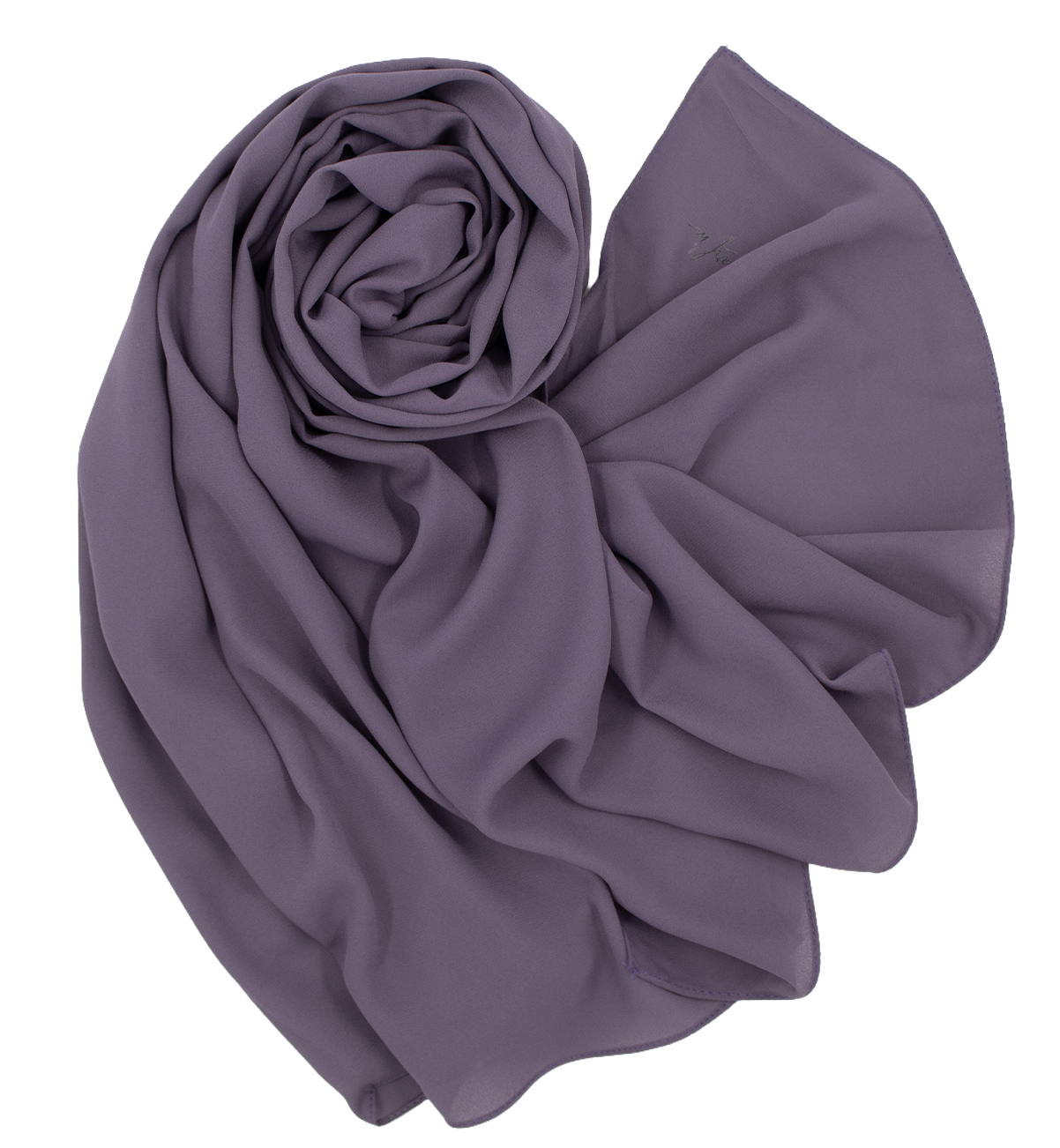Châle en crêpe - Mauve