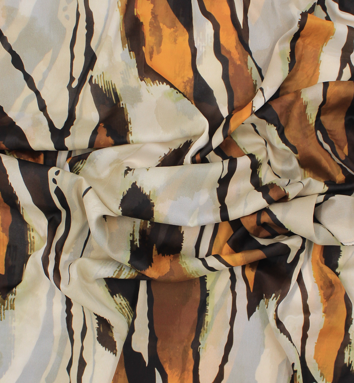 Satin spécial "RUCHA" - Marron