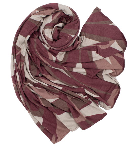Châle EMALY® "Alba"- Burgundy