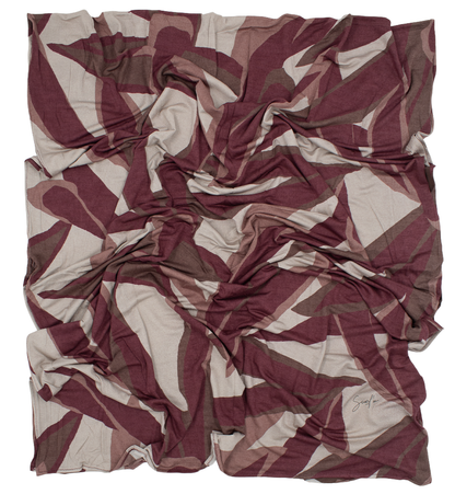 Châle EMALY® "Alba"- Burgundy