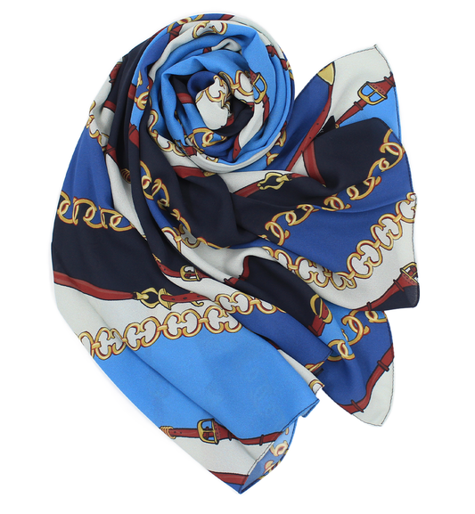 CHÂLE YAOMY® "BELTA" - Bleu
