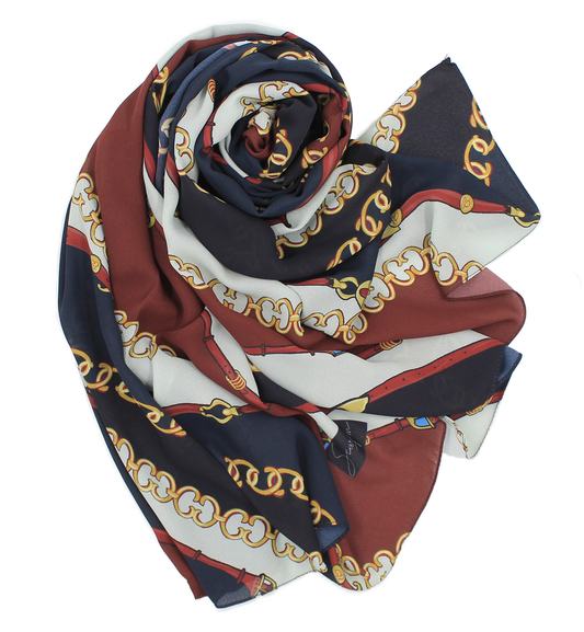 CHÂLE YAOMY® "BELTA" - Burgundy