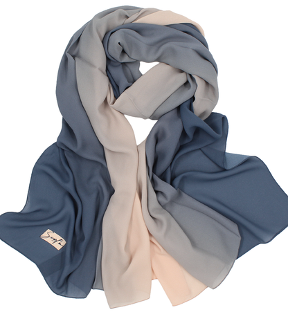 CHALE YAOMY® DÉGRADÉ - Jeans to nude