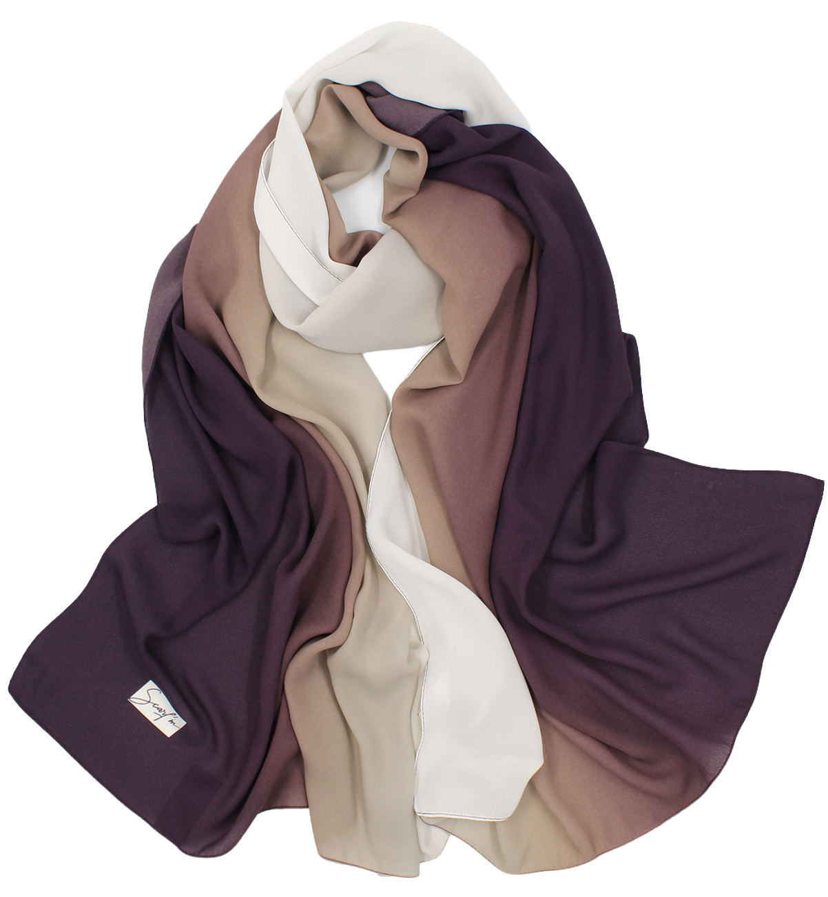 CHALE YAOMY® DÉGRADÉ - Amethyste to blanc