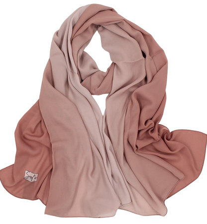 CHALE YAOMY® DÉGRADÉ - Rose antique