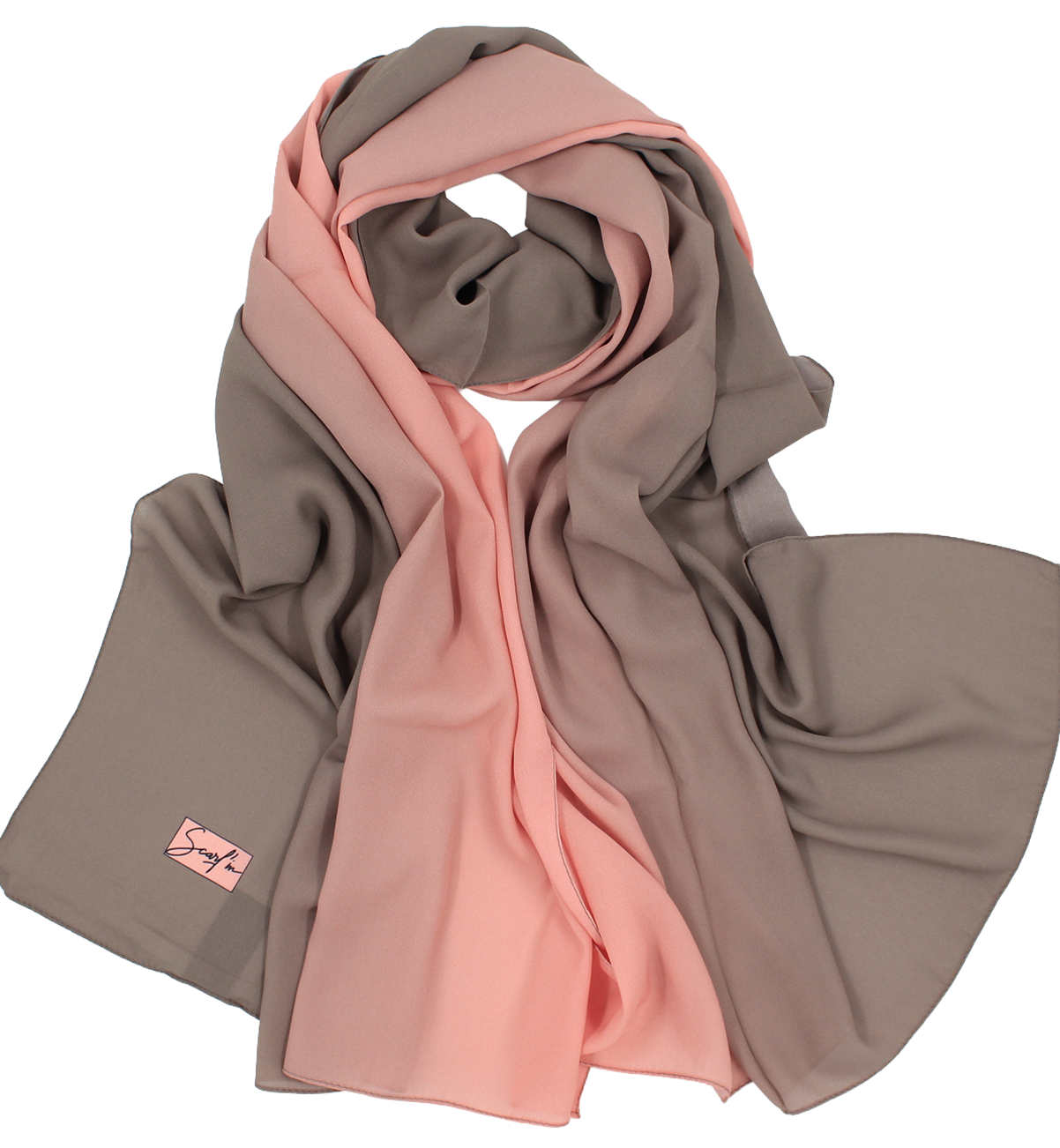 CHALE YAOMY® DÉGRADÉ - Mocha to rose