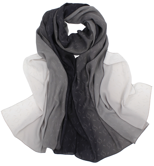 CHALE YAOMY® DÉGRADÉ - Monogy Noir to blanc