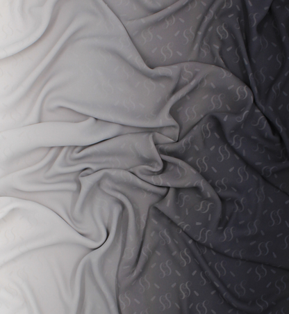 CHALE YAOMY® DÉGRADÉ - Monogy Noir to blanc