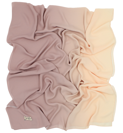 CHALE YAOMY® DÉGRADÉ - Rose to peche