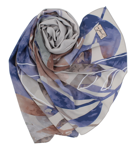 Châle YAOMY® "DANSE" - Bleu