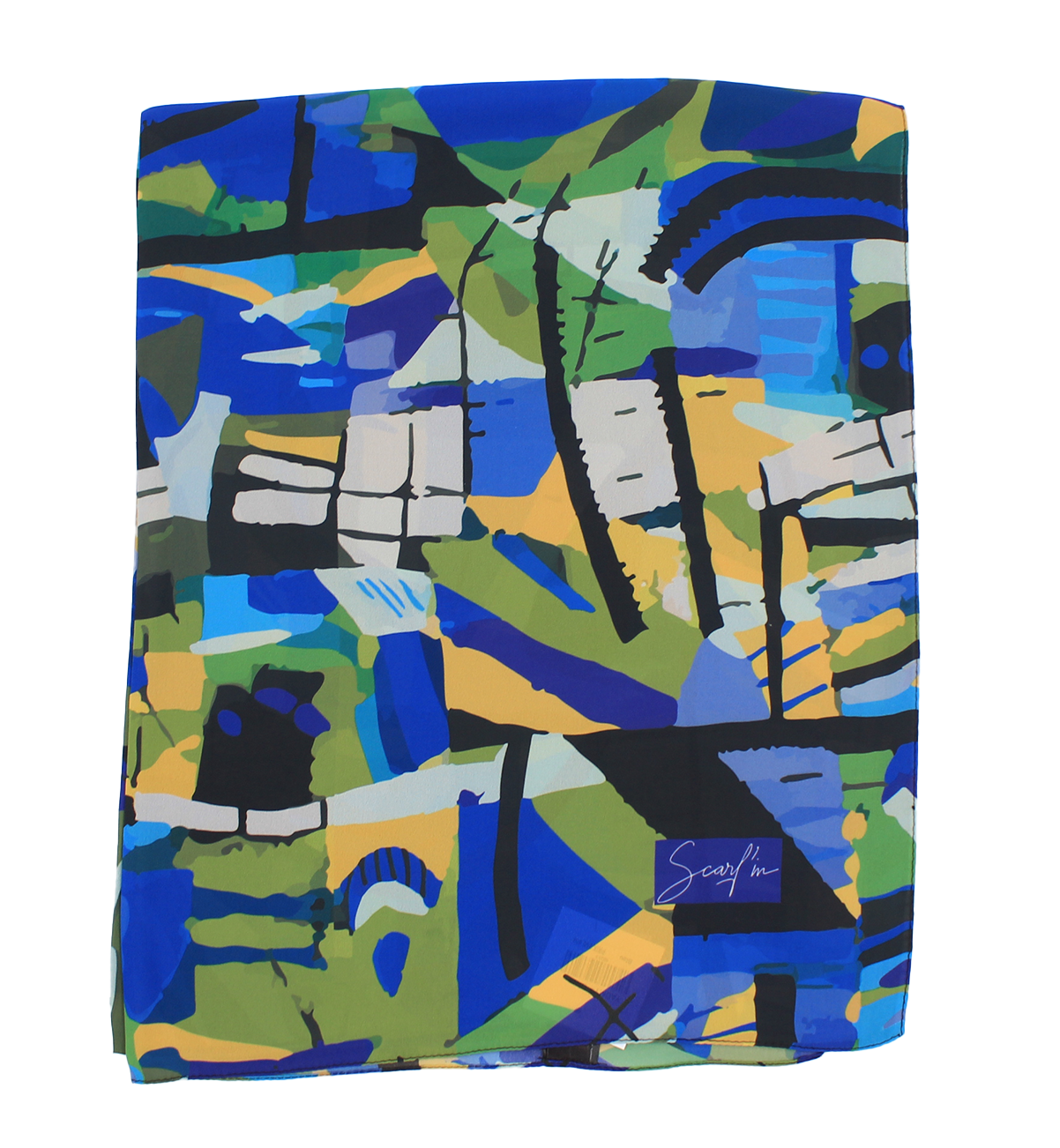 CHÂLE YAOMY® "DIWA" - Bleu