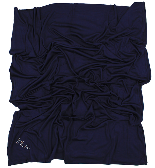 CHÂLE EMALY® "SIMPLE" - Bleu marine