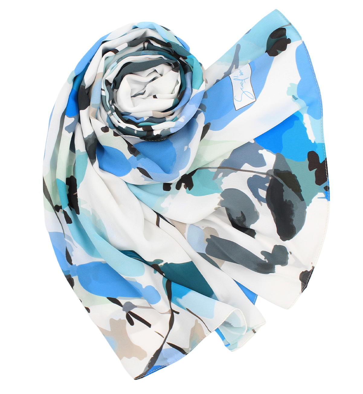 Châle YAOMY® "EARL" - Bleu vert