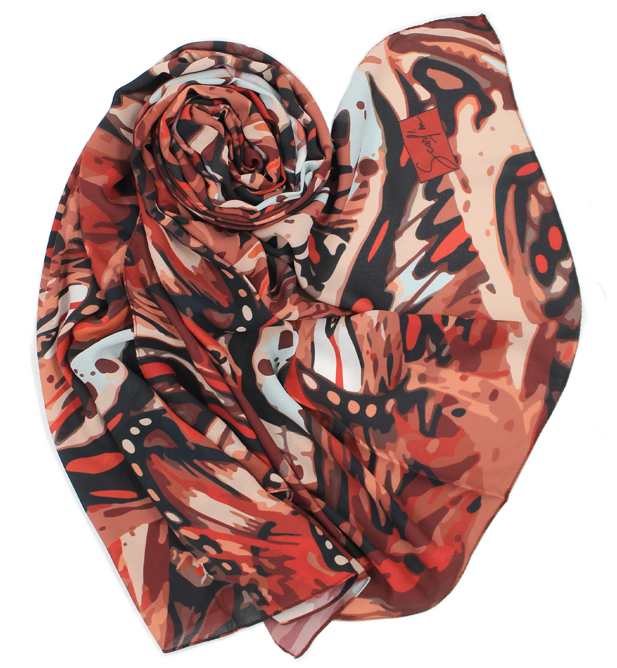 CHALE YAOMY® "Faracha" - Bordeaux