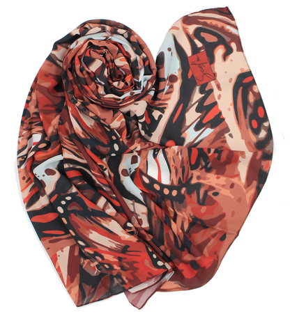 CHALE YAOMY® "Faracha" - Bordeaux