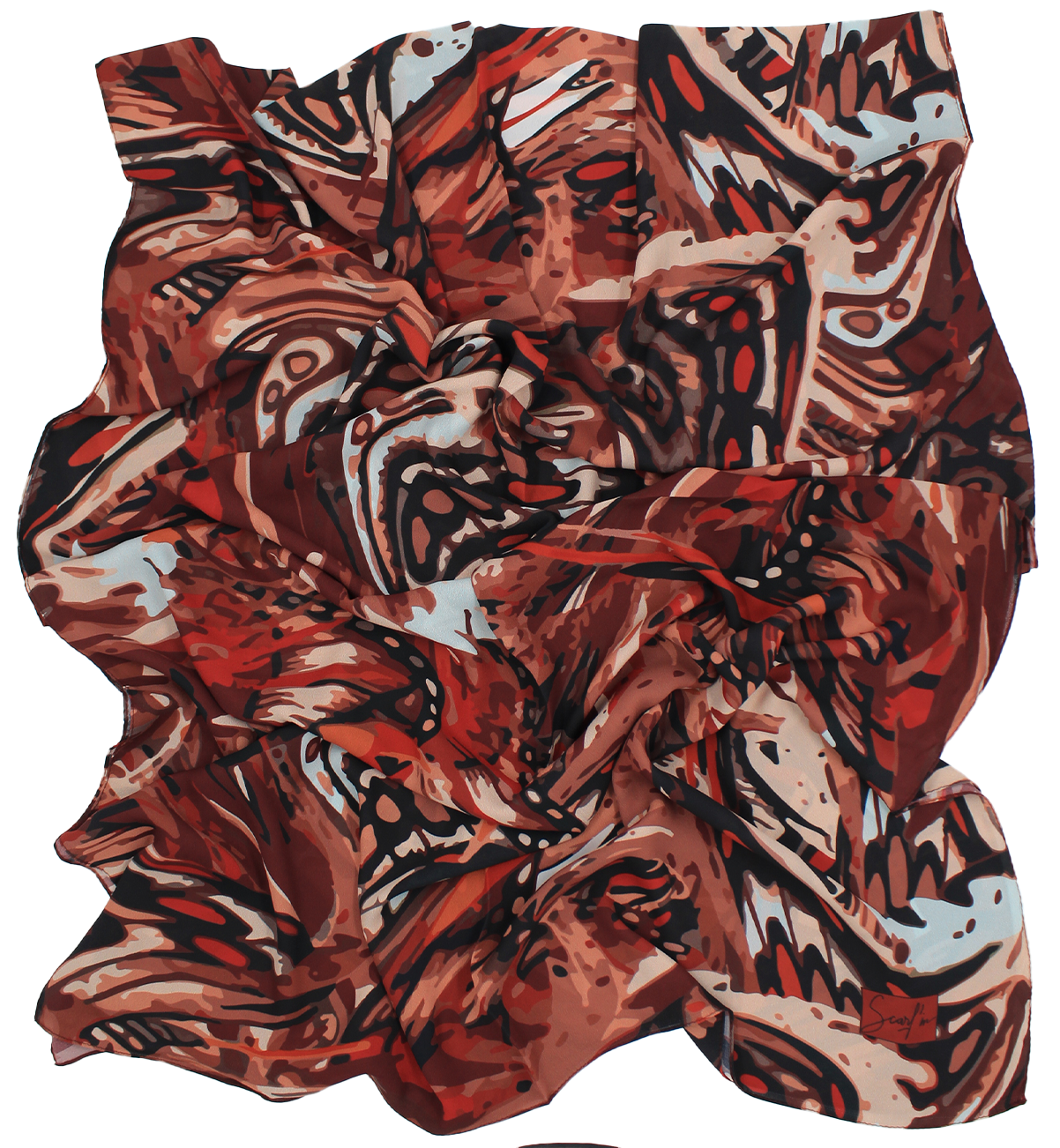 CHALE YAOMY® "Faracha" - Bordeaux