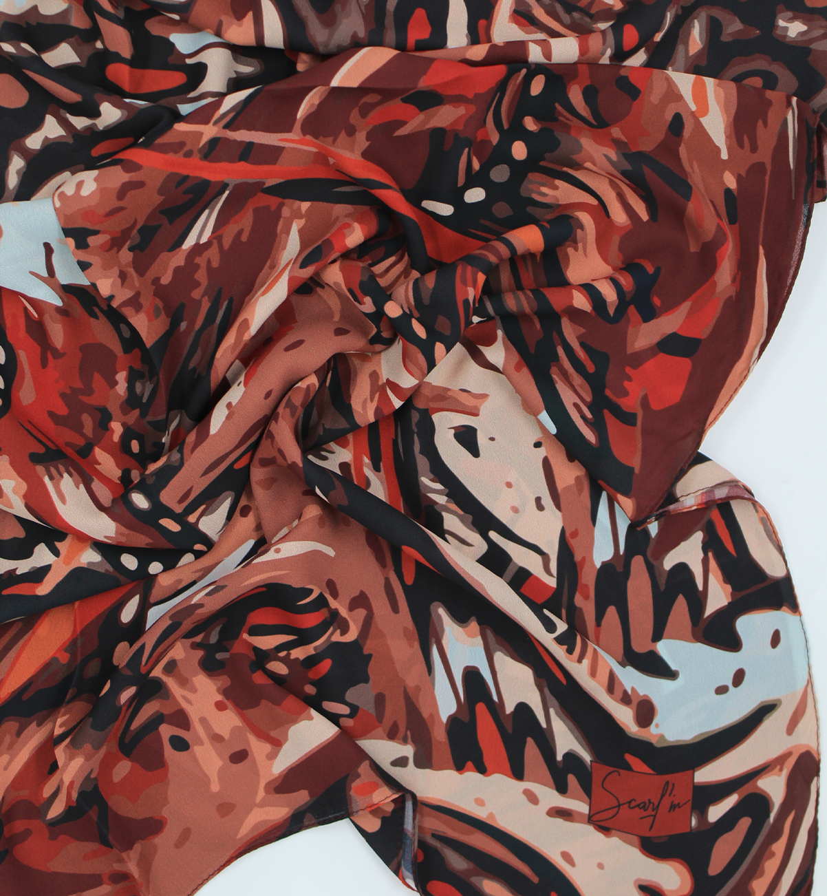 CHALE YAOMY® "Faracha" - Bordeaux