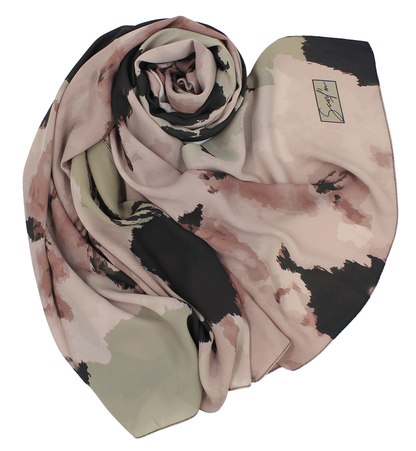 CHALE YAOMY® "FLORAL" - Rosé