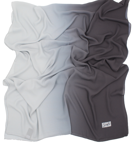 CHALE YAOMY® DÉGRADÉ - G16 Plomb to gris clair