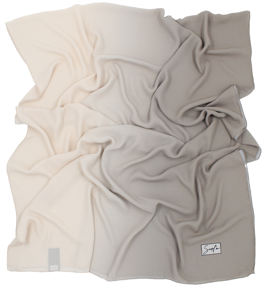 CHALE YAOMY® DÉGRADÉ - G26 Greige to écru