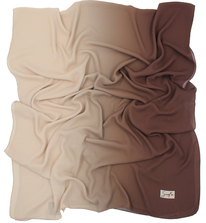 CHALE YAOMY® DÉGRADÉ - G34 Marron to beige