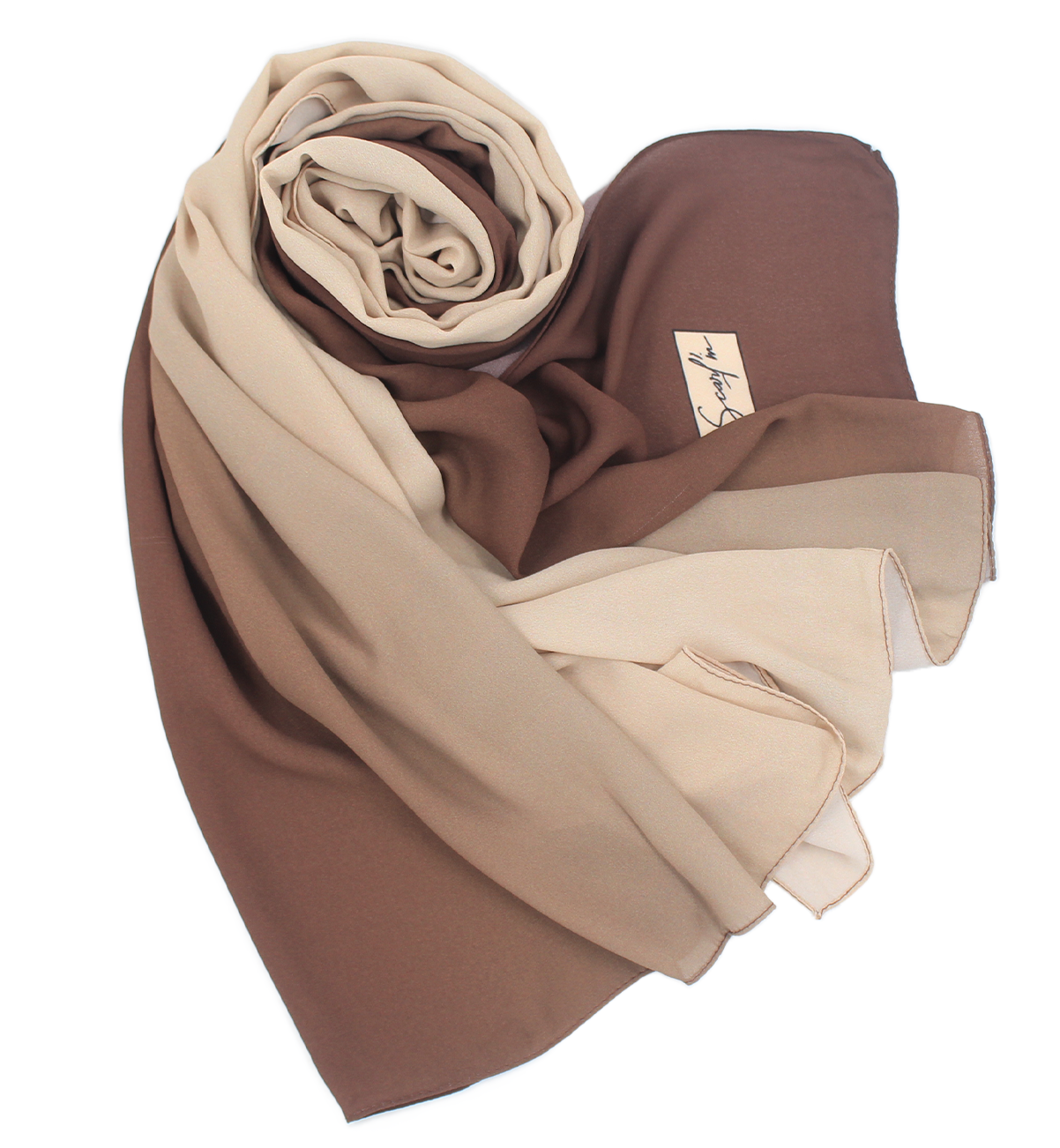 CHALE YAOMY® DÉGRADÉ - G34 Marron to beige
