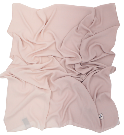 CHALE YAOMY® DÉGRADÉ - G41 Rosé to baby pink