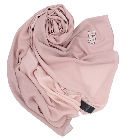 CHALE YAOMY® DÉGRADÉ - G41 Rosé to baby pink