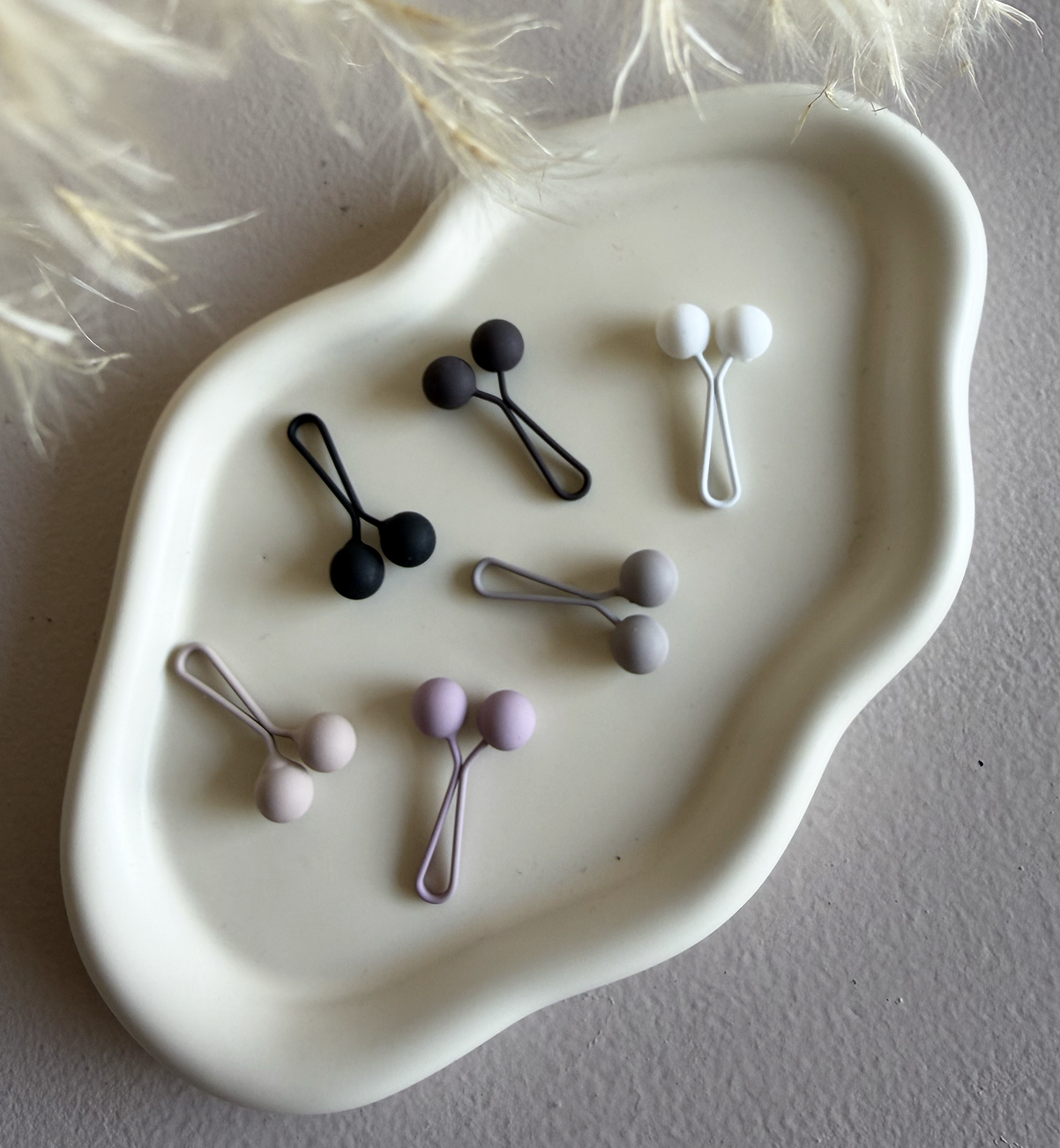 Pack 6 pinces grandes boules