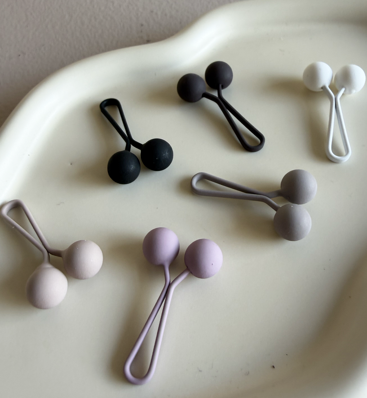 Pack 6 pinces grandes boules