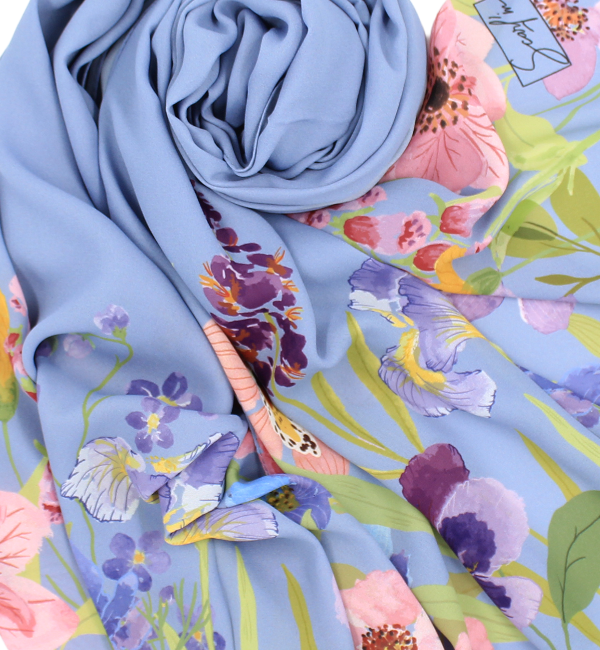 Châle YAOMY® "Gardenia" - Ciel