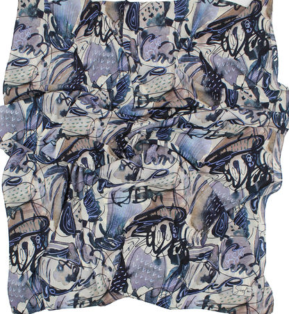 Châle YAOMY® "Gilbert" - Bleu