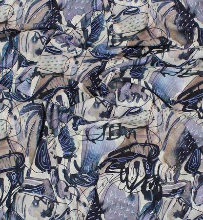 Châle YAOMY® "Gilbert" - Bleu